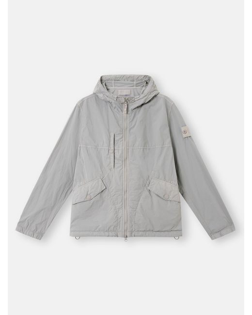 Stone Island Gray 4100032 Nylon Smerigliato Ghost for men