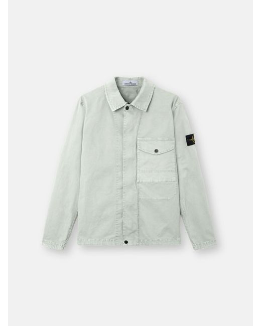 Stone Island Multicolor 1200001 Organic Cotton Stretch Broken Twill 'Old' Effect for men