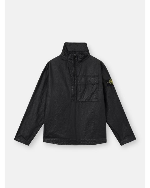 Stone Island Black 1200004 Organic-Look Nylon Panama-Tc for men