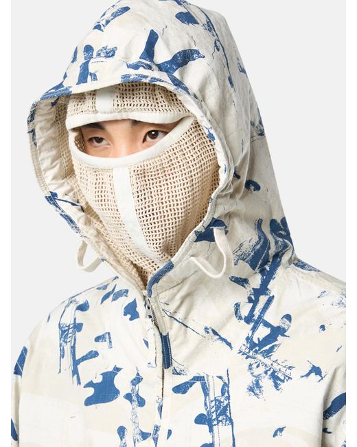 Stone Island White 4100069 Scan Camo On Stretch Ripstop-Ovd for men