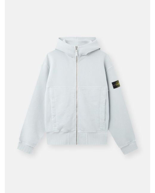 Stone Island Blue 6100020 Heavy Fleece 53% Organic Cotton for men