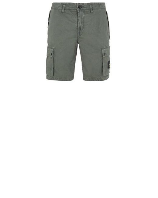 Stone Island Gray Bermuda Shorts Cotton for men