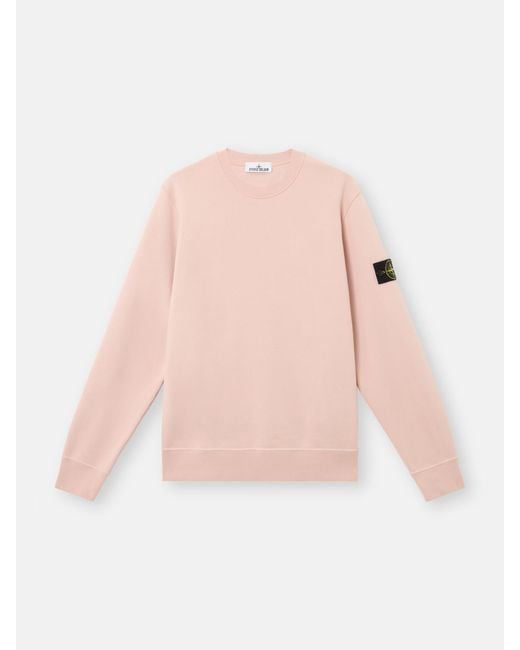 Stone Island Pink 6100044 Organic Cotton Fleece for men
