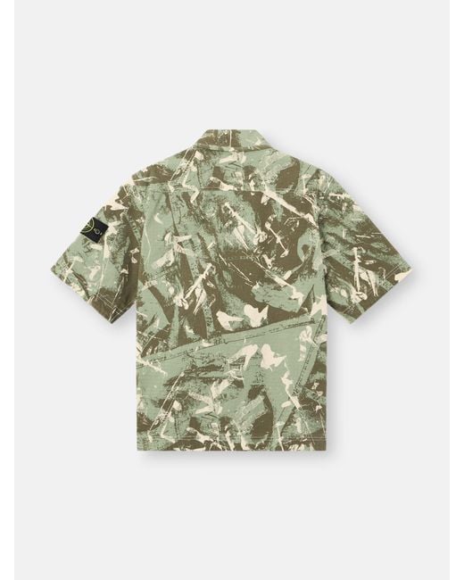 Stone Island Multicolor 1100012 Scan Camo On Stretch Ripstop-Ovd for men