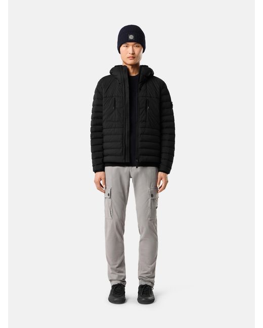 Stone Island Black 4100107 Seamless Tunnel Nylon Down-Tc for men