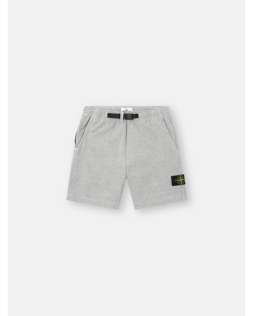 Stone Island Gray 6200013 Mélange Fleece for men