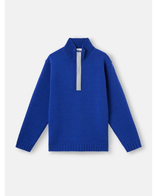 Stone Island Blue 5100028 Pure Wool Marina for men