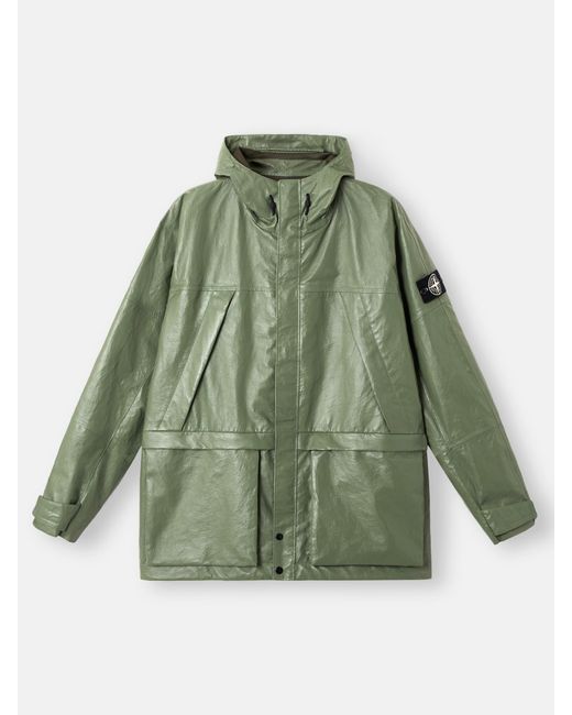 Stone Island Green 0100002 Light Leather Organza for men