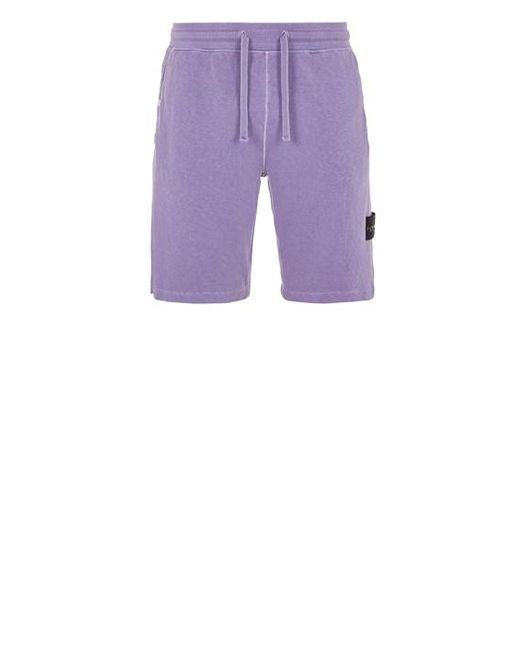 Stone Island Sweatshirts-bermudas baumwolle in Purple für Herren