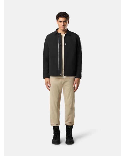 Q100003 Soft Shell-R E. Dye Technology, Recycled Polyester Stone Island de hombre de color Black