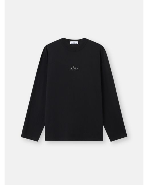 Stone Island Black 2100007 Organic Cotton Jersey for men