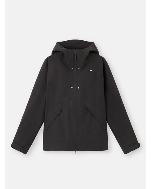 Stone Island Black Q100017 3L Gore-Tex Made With Bionic Poly Stellina for men