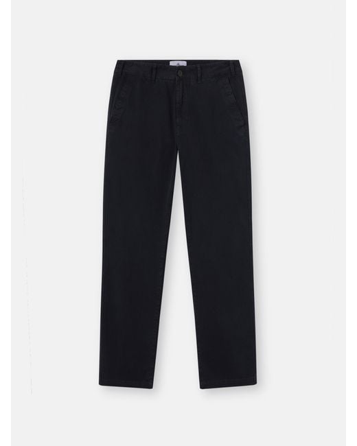 Stone Island Blue 3100030 Stretch Organic Broken Twill Cotton 'Old' Effect for men