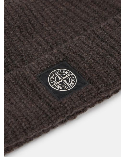 N100012 Light Rws Geelong Wool Stone Island de hombre de color Black