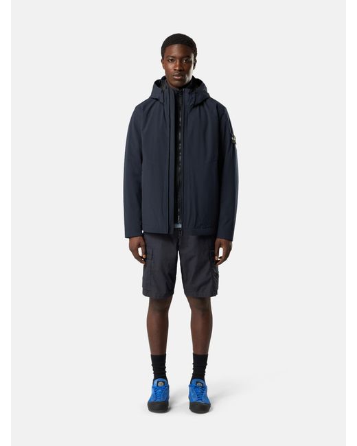 4100108 Soft Shell-R E. Dye Technology Stone Island de hombre de color Blue