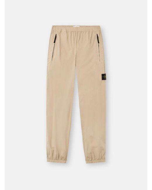 Stone Island Natural 3100049 Stretch Cotton Tela 'Paracadute' for men