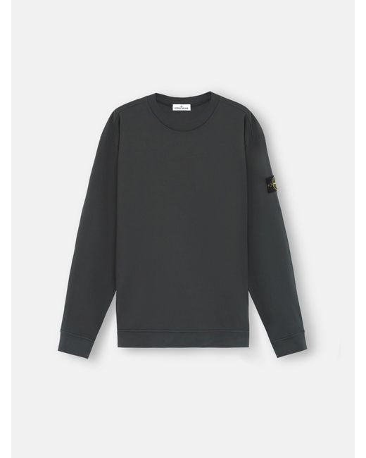 Stone Island Black 63750 Heavy Cotton Jersey for men