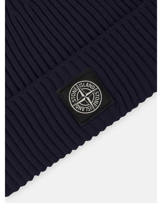 N100002 Full Rib Rws Wool Stone Island de hombre de color Blue