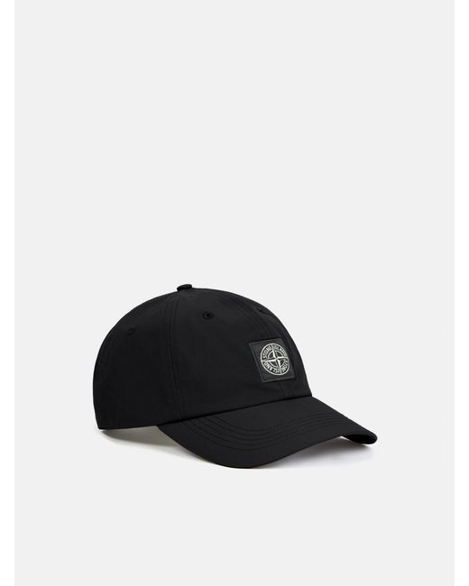 Stone Island Black 9100001 Recycled Nylon Oxford for men