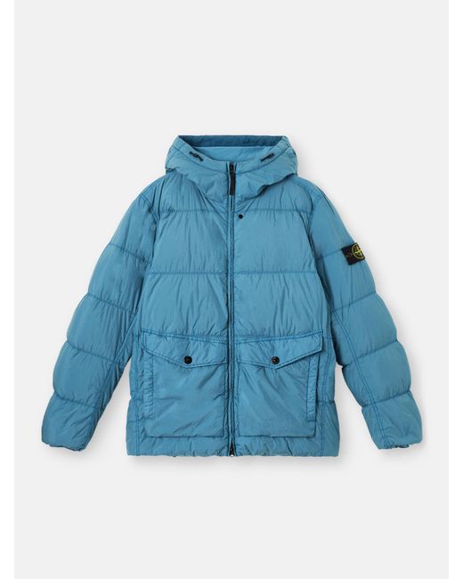 Stone Island 4100011 Crinkle Reps Ny, Recycled Nylon in Blue für Herren