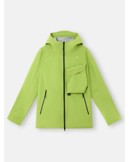 Stone Island Green 4100081 3L Gore-Tex Made With Bionic Polyester Face Stellina for men