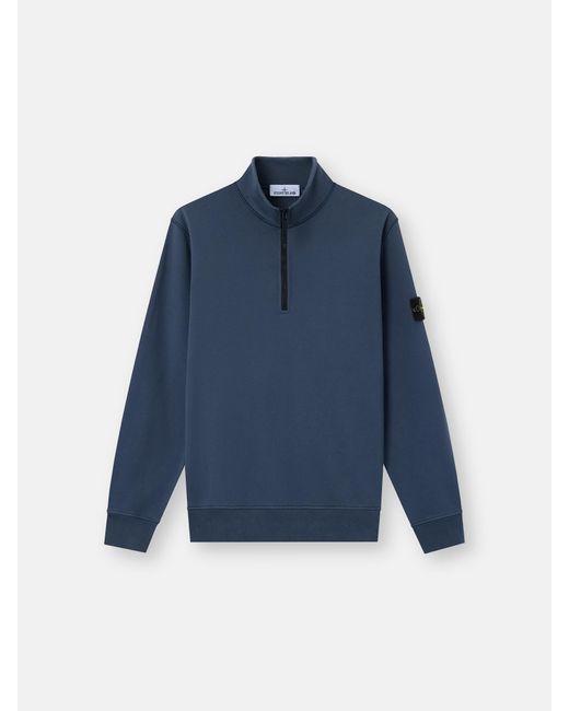 Stone Island Blue 6100070 Organic Cotton Fleece for men