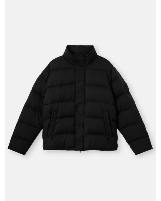 Stone Island Black 4100100 Twill Wool-Tc Ghost for men