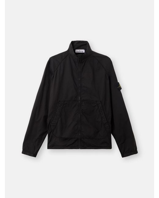 Stone Island Black 6100044 Stretch Cotton Tela 'Paracadute' for men