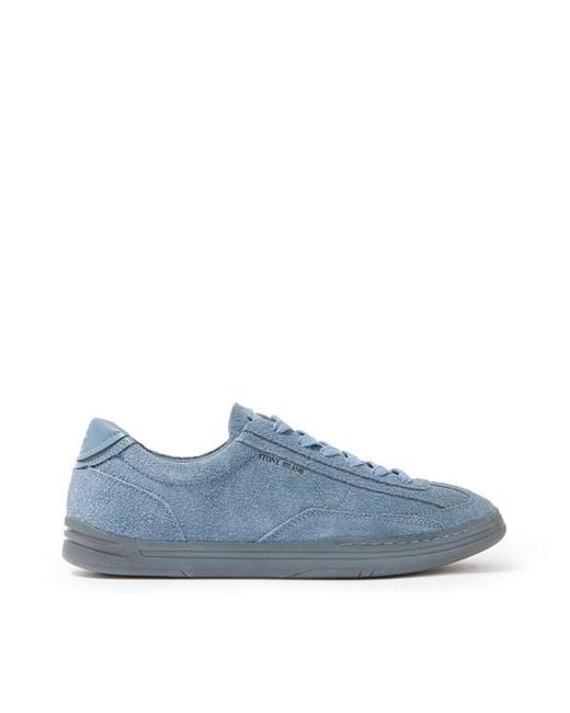 Stone Island Blue Shoe. Leather for men