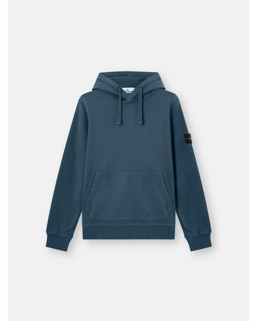 Stone Island Blue 6100062 Organic Cotton Fleece for men
