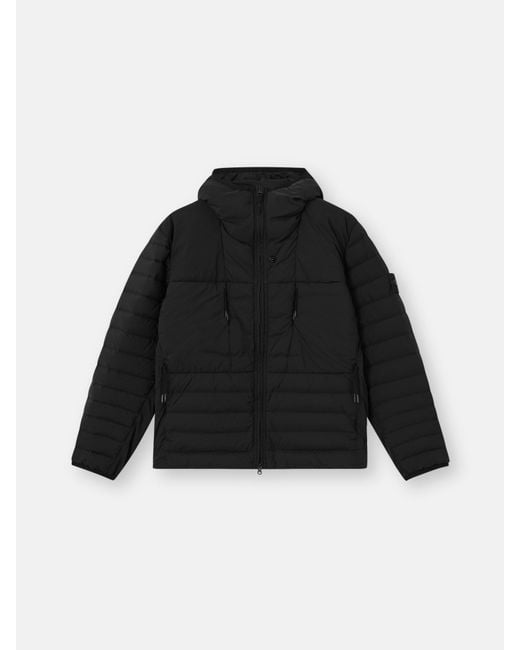 Stone Island Black 4100107 Seamless Tunnel Nylon Down-Tc for men