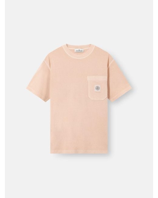 Stone Island Multicolor 2100032 Organic Cotton Jersey 'Fissato' Effect for men