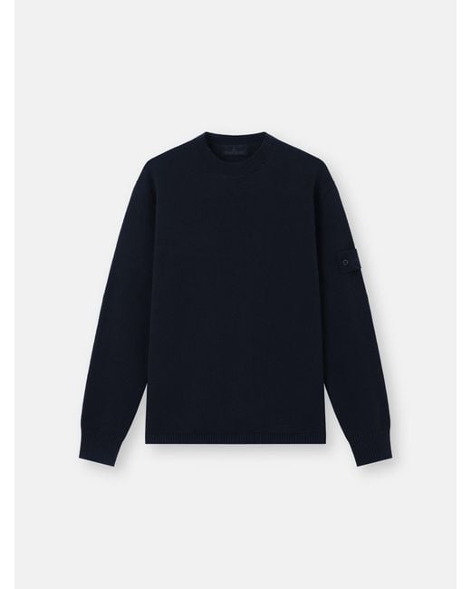 Stone Island Blue 5100037 Winter Cotton S. I. Ghost for men