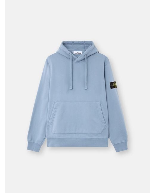 Stone Island Blue 6100062 Organic Cotton Fleece for men