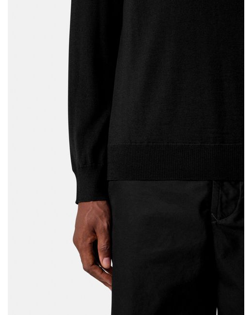 5100076 Pure Light Rws Wool Ghost Stone Island de hombre de color Black