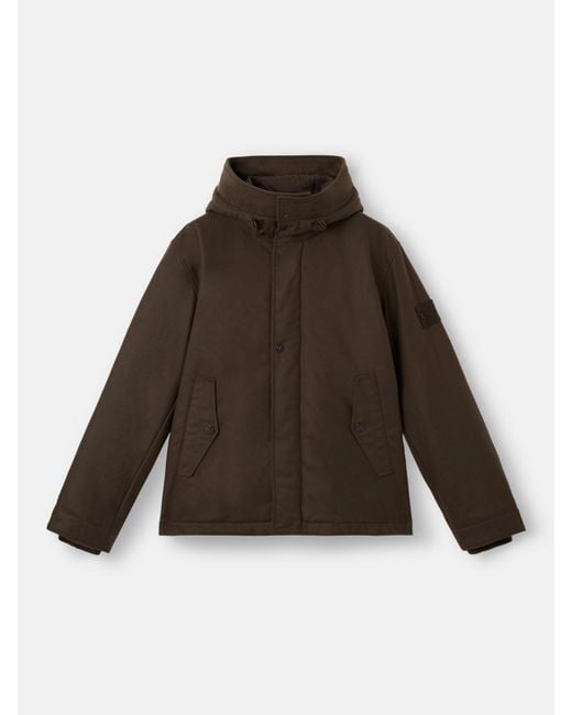 Stone Island Brown 4100103 Wool Nylon Flannel Ghost for men