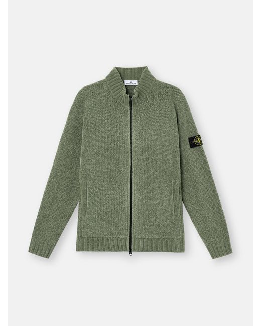 Stone Island Green 5100020 Cotton Chenille for men