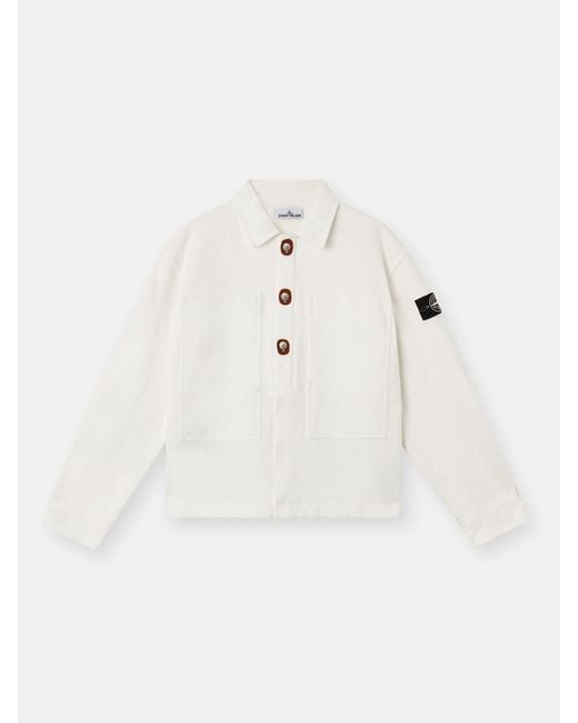 Stone Island Natural 4100001 Knit-Look Cotton Raw Beauty for men