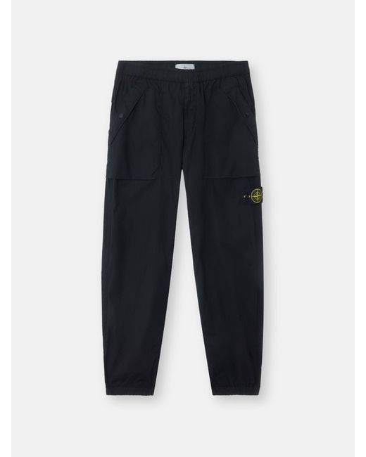 Stone Island 3100017 Stretch Cotton Tela 'Paracadute' in Blue für Herren