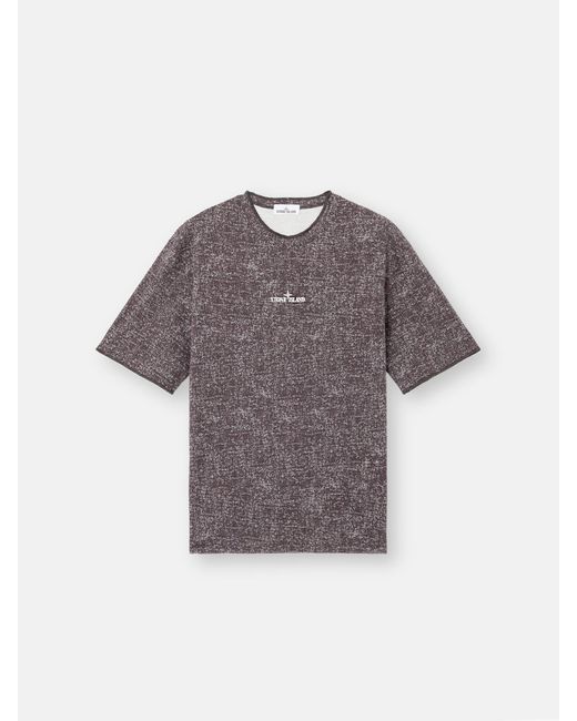 2100034 30/1 Cotton Jersey di Stone Island in Gray da Uomo
