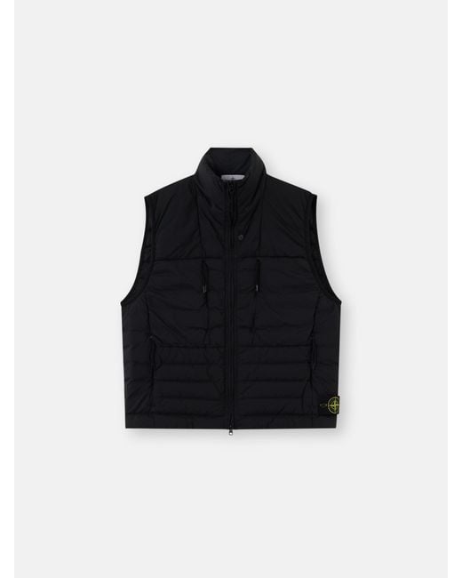 Stone Island Black G100011 Seamless Tunnel Nylon Down-Tc for men