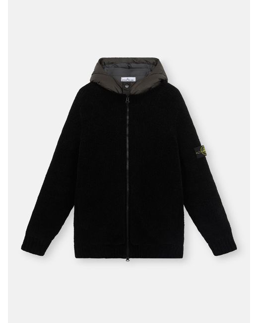Stone Island Black 559A9 Cotton Chenille for men