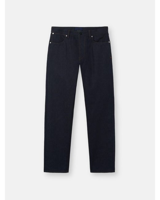 Stone Island Blue J100008 Selvedge Denim-Raw for men