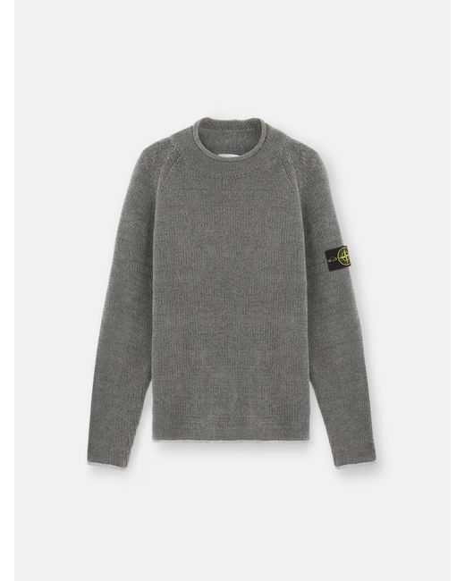 Stone Island Gray 557A9 Cotton Chenille for men