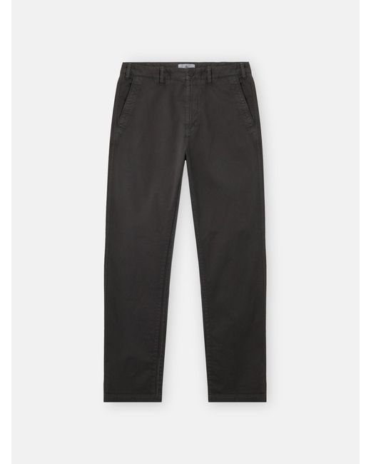 Stone Island Black 3100030 Stretch Organic Broken Twill Cotton 'Old' Effect for men