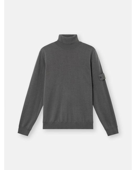 Stone Island Gray 5100075 Pure Light Rws Wool Ghost for men