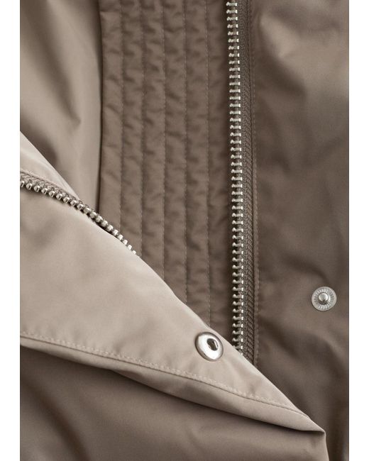& Other Stories White Down Puffer Jacket