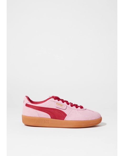 & Other Stories Pink Puma Palermo Sneakers