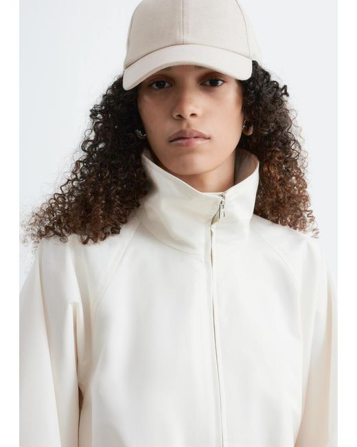 & Other Stories White Cotton-Linen Baseball Cap