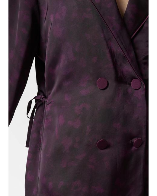 & Other Stories Natural Double-Breasted Shirt Blazer